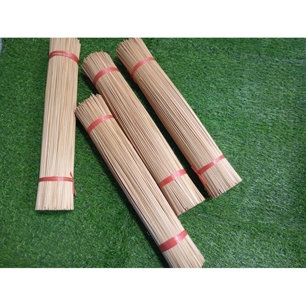 Bambu layangan 4mm panjang 70cm isi 50pcs/ruji kulitan untuk sangkar burung bahan bambu