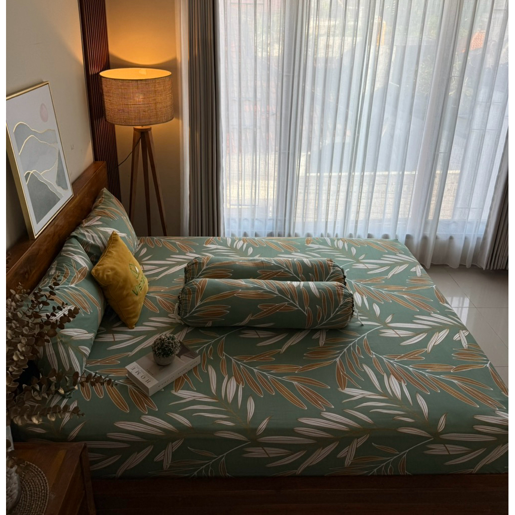 Sprei anti geser verde grey Romeo Zen by Vishaka