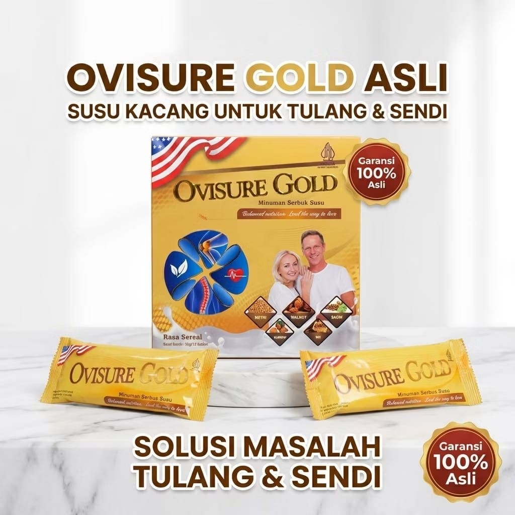 OVISURE GOLD ASLI ORIGINAL SUSU TULANG NYERI SENDI TERBAIK