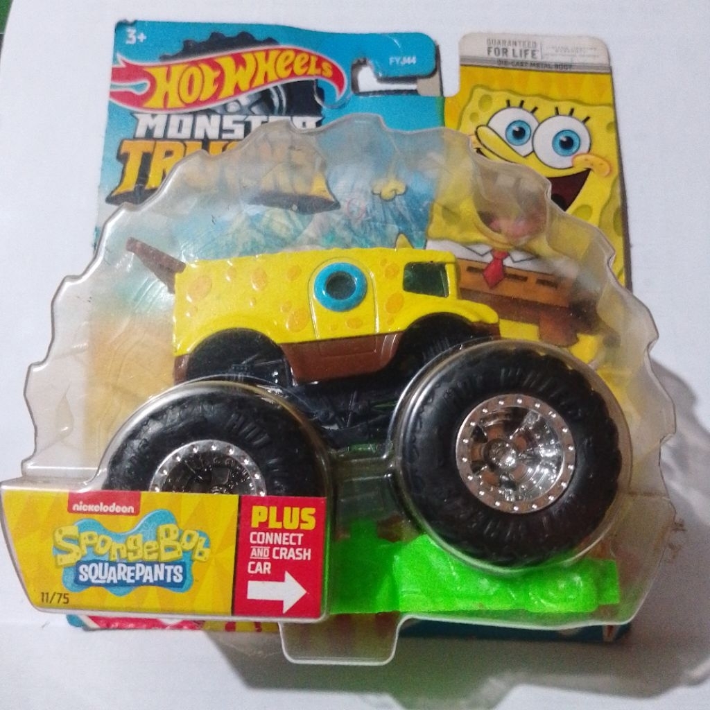 diecast hotwheels spongebob squarepants monster truck