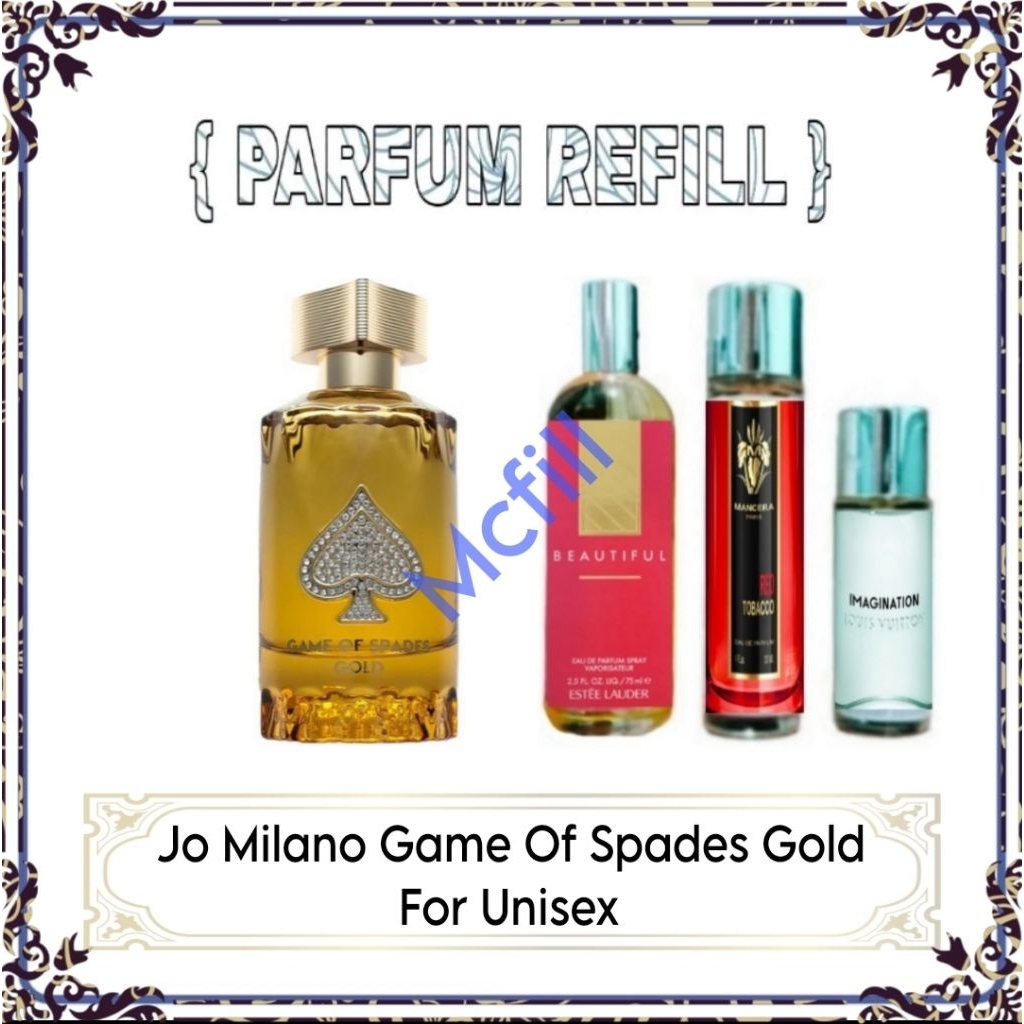 Parfum Refill Jo Milano G of S Gold For Unisex