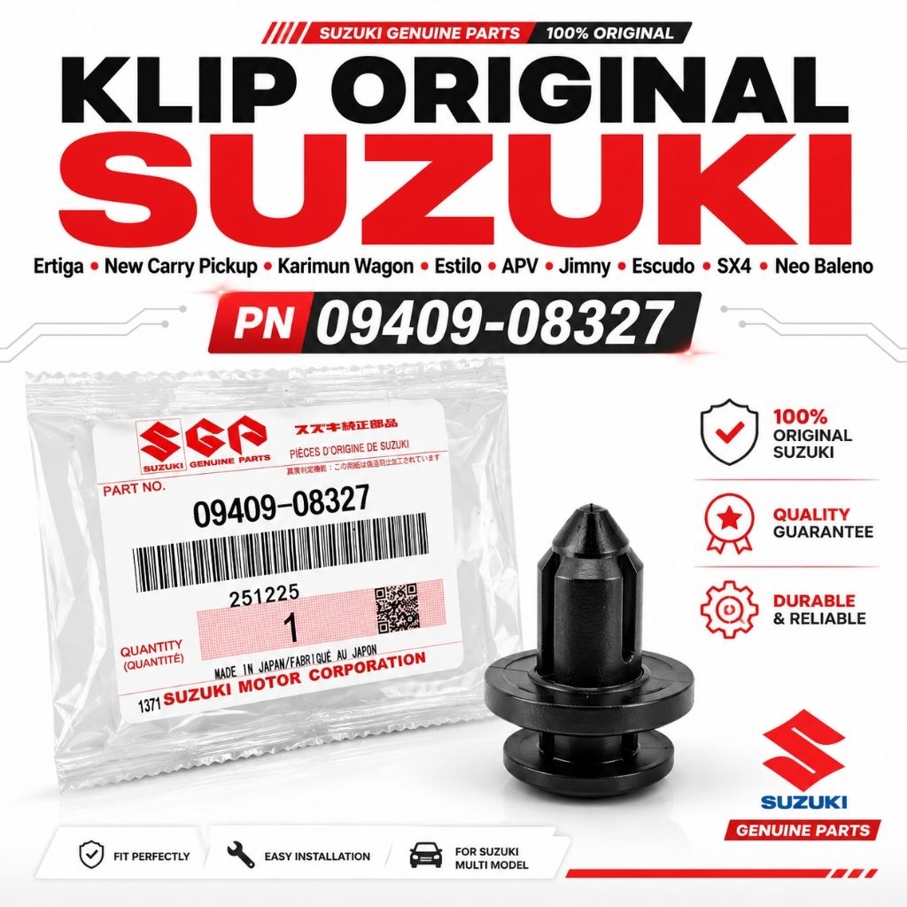 Klip Bemper Headlamp Filter Udara Fuel Tank Cover Suzuki Ertiga New Carry Pickup Karikun Wagon Estil