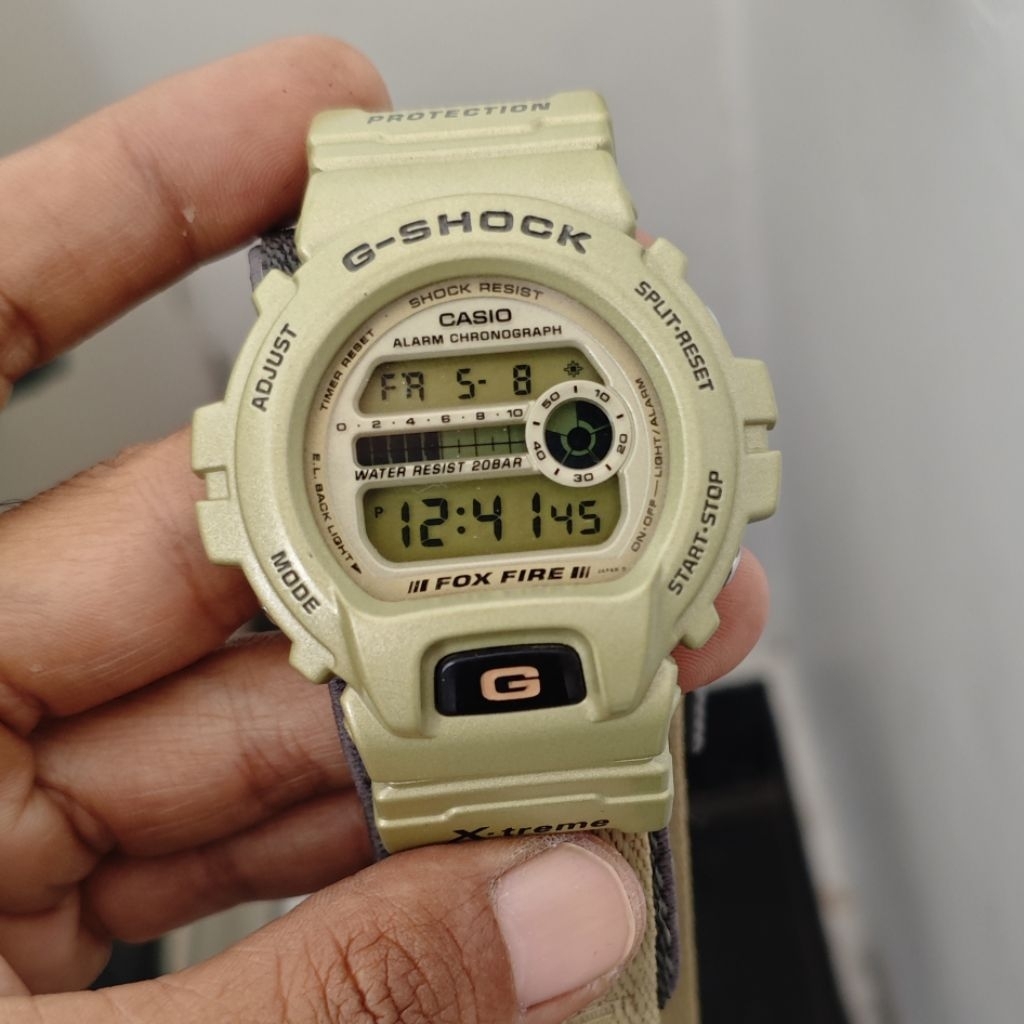 CASIO GSHOCK DW 6900 EXTREME FOXFIRE VINTAGE MULUS
