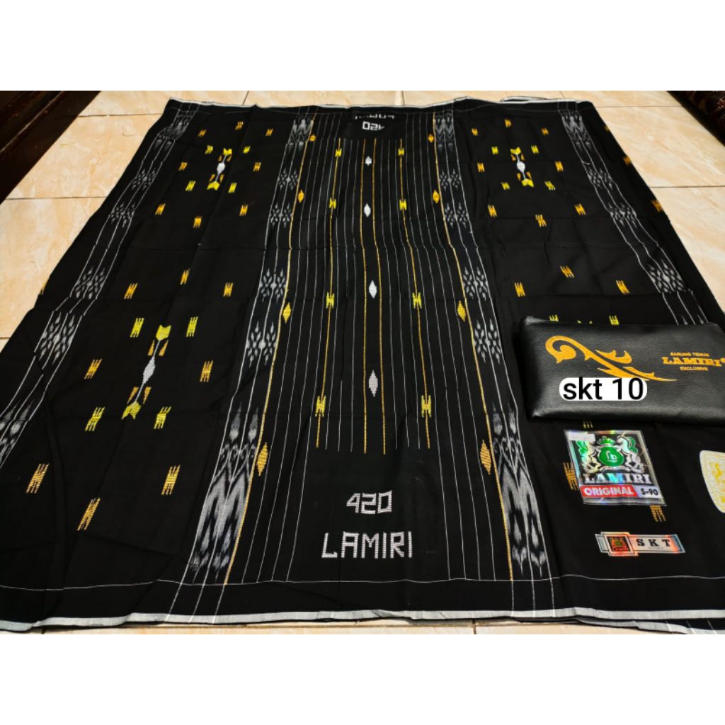 Sarung Lamiri SKT, Lamiri Ori, Lamiri Asli, Lamiri Songket, Sarung Pria, Sarung Cowok, Sarung bermer