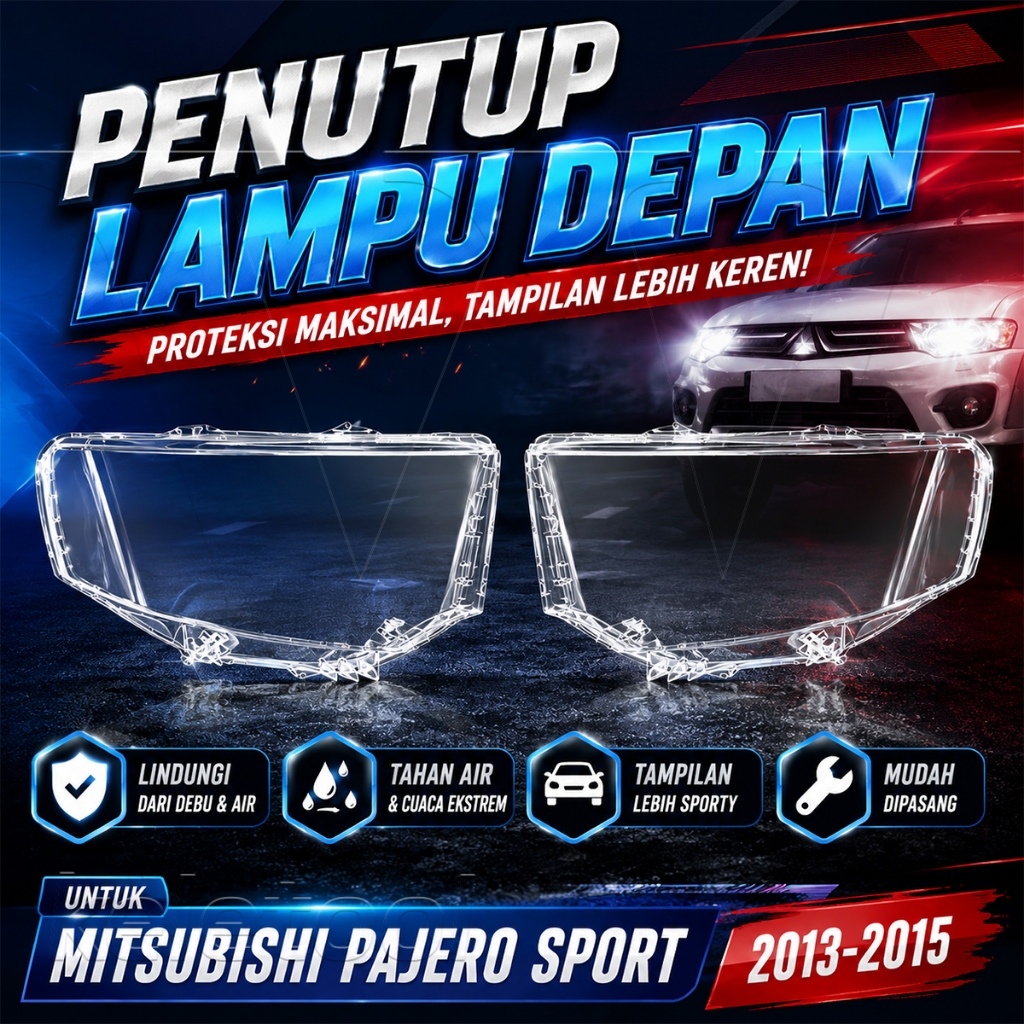 Mika Head Lamp For Mitsubishi Pajero Sport Barang Baru Kualitas Mika Mika Lampu Pajero Sport 2008-20