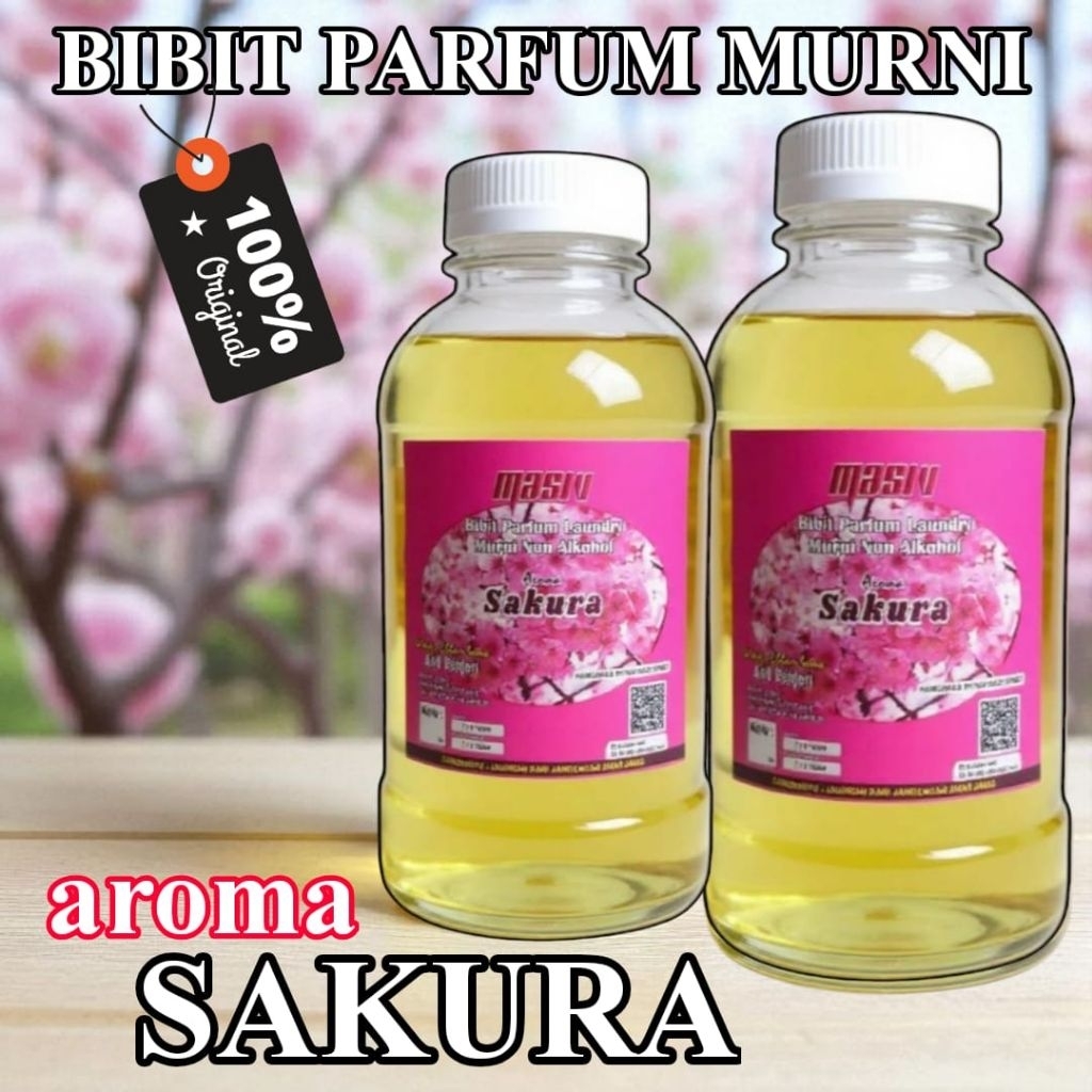 Bibit Parfum Murni Sakura Non Alkohol(ML 250rupiah)