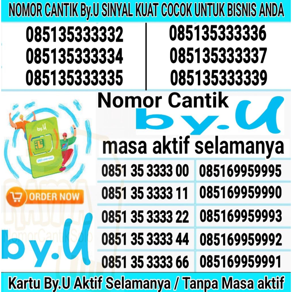 Nomor Cantik By.U