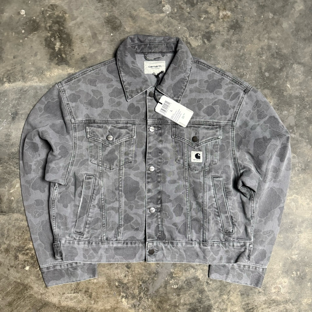 Carhartt WIP W' Duck Orell Jacket Camo Duck Black - Original 100%
