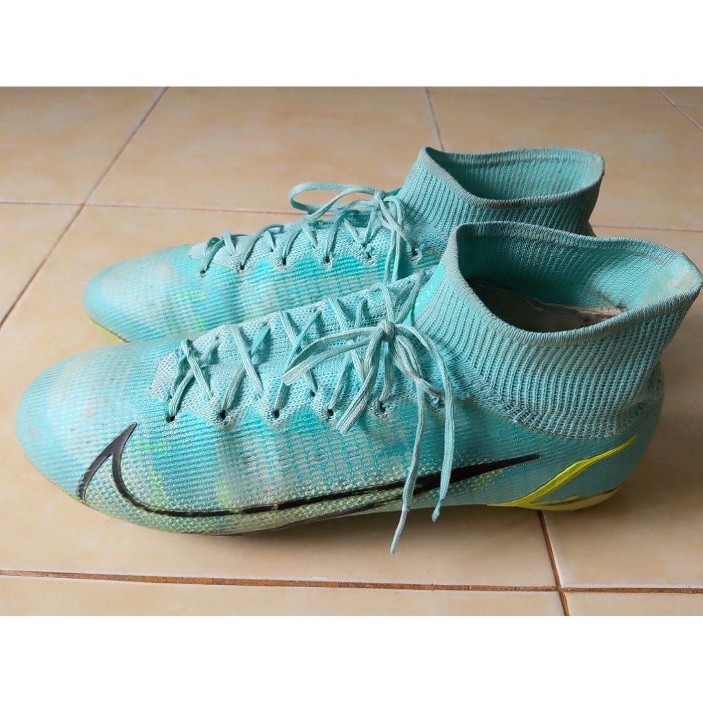 Sepatu Bola Second Nike Mercurial Superfly 8 Elite FG Size 42.5 Insole 270 Second Ori