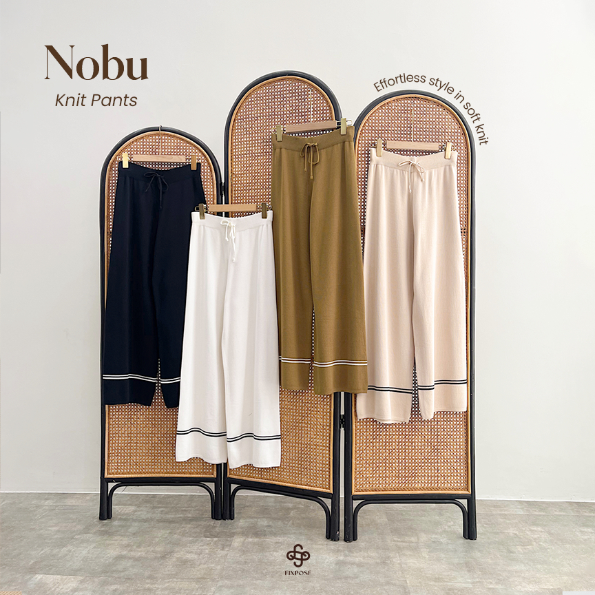 FIXPOSE Nobu Knit Pants | Kulot Knit Pants Import