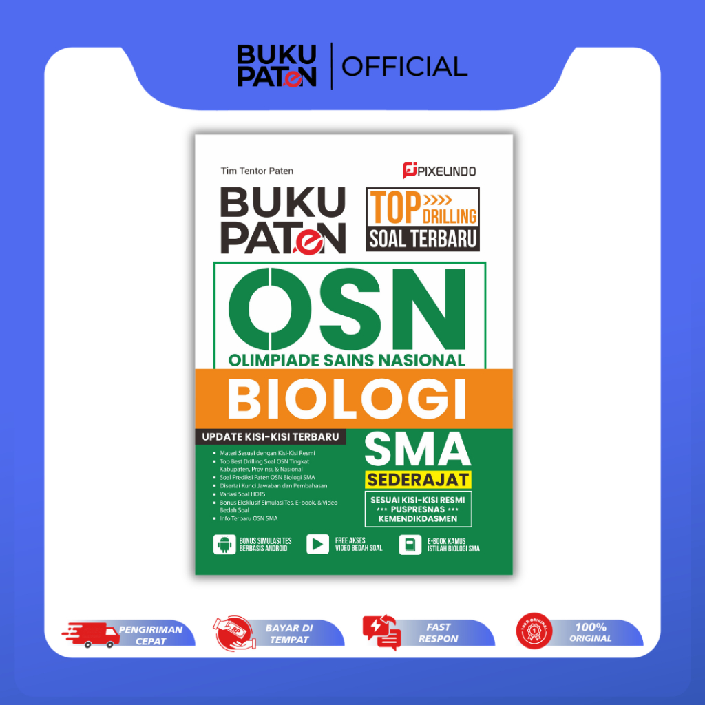 BUKU PATEN Olimpiade Sains Nasional Biologi SMA/MA (OSN BIOLOGI SMA)
