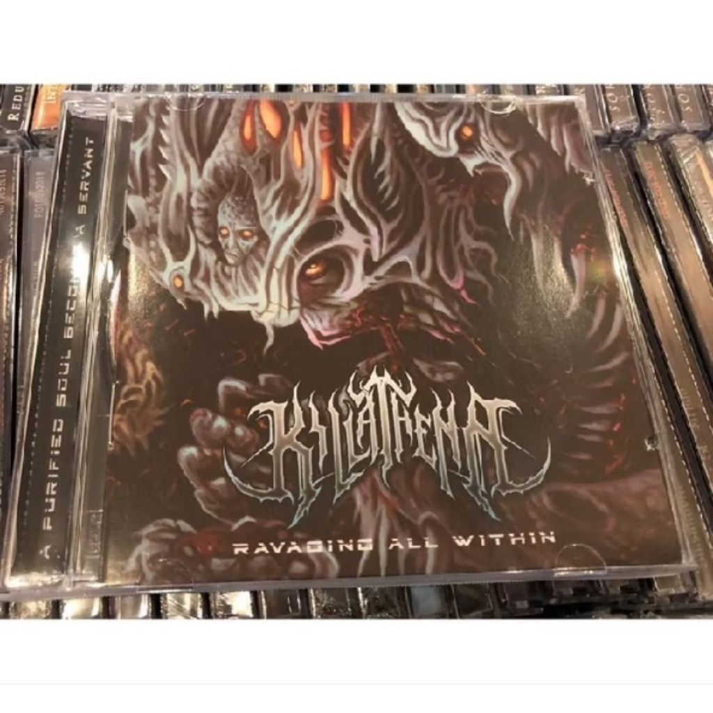 CD audio death metal lokal - Killathena - Raging All Within - rare item