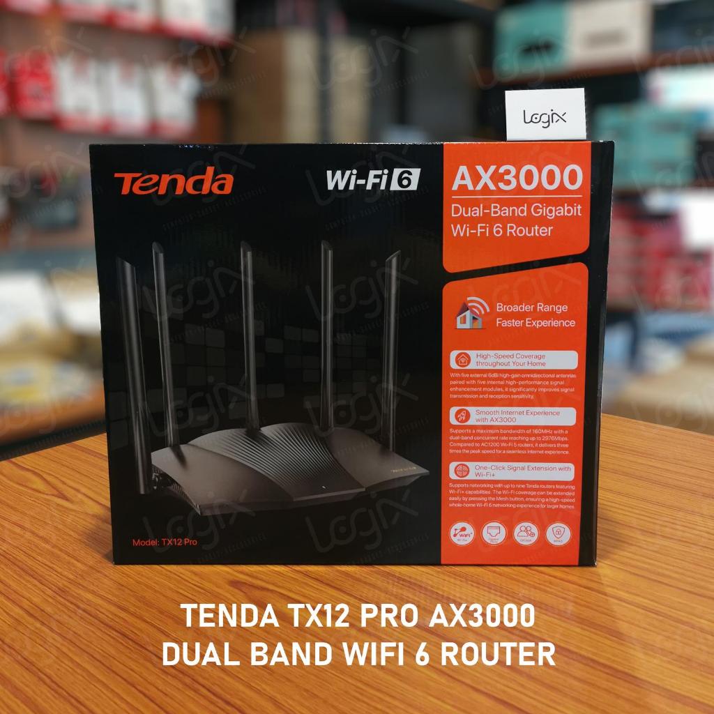 Tenda TX12 Pro AX3000 Dualband Gigabit WiFi 6 Router