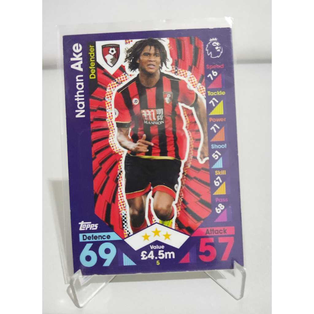 kartu nathan ake - match attax