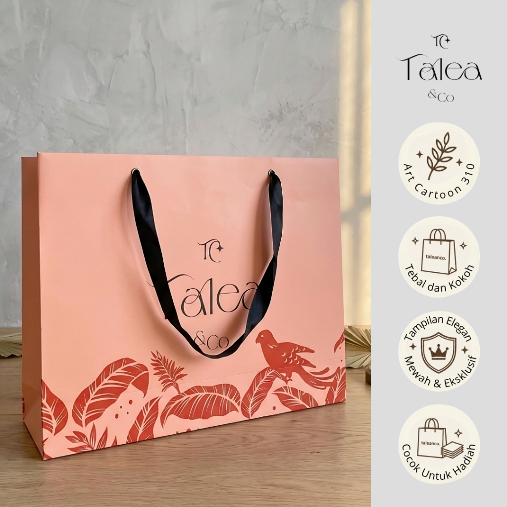 Paper Bag Kado Aesthetic | Paper Bag | TALEA & CO Art Cartoon Hampers Motif