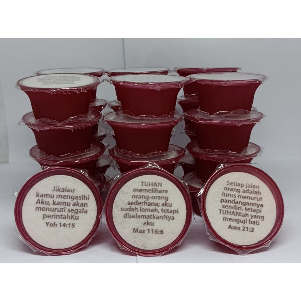 Anggur Cup+Hosti Ayat Manna MINIMAL ORDER 5 PCS