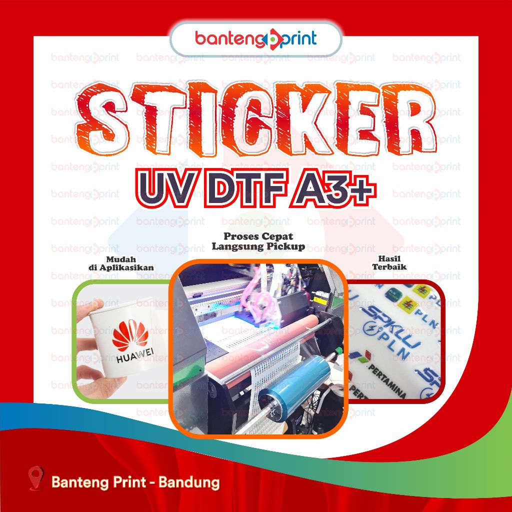 STIKER UV DTF A3