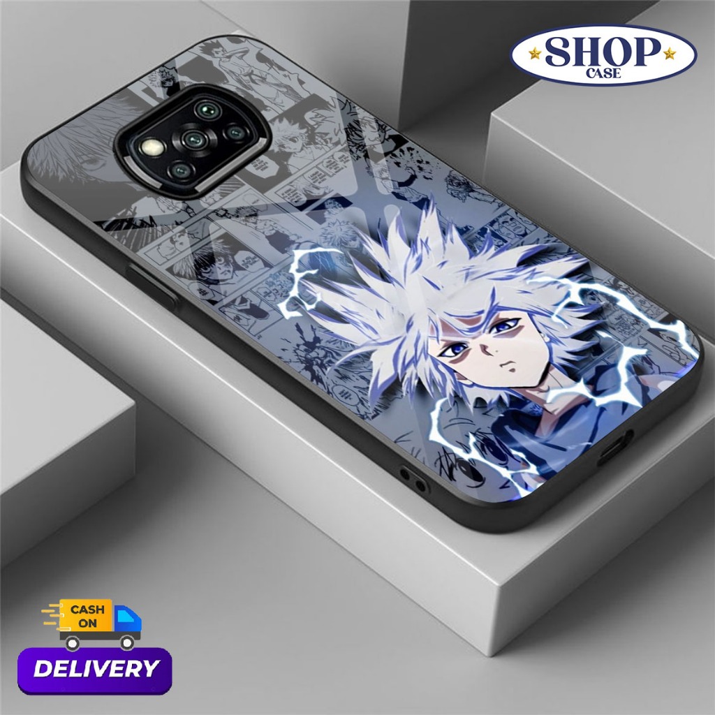 Casing Hp Untuk Poco X3 / X3 Nfc / X3 Pro - Fashion anime killua Case Murah Softcase Hardcase Glossy