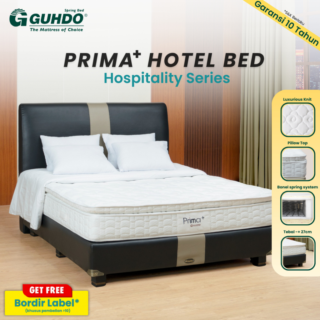 GUHDO Prima+ Hotel Bed Series | Kasur Hotel Premium (HANYA KASUR)