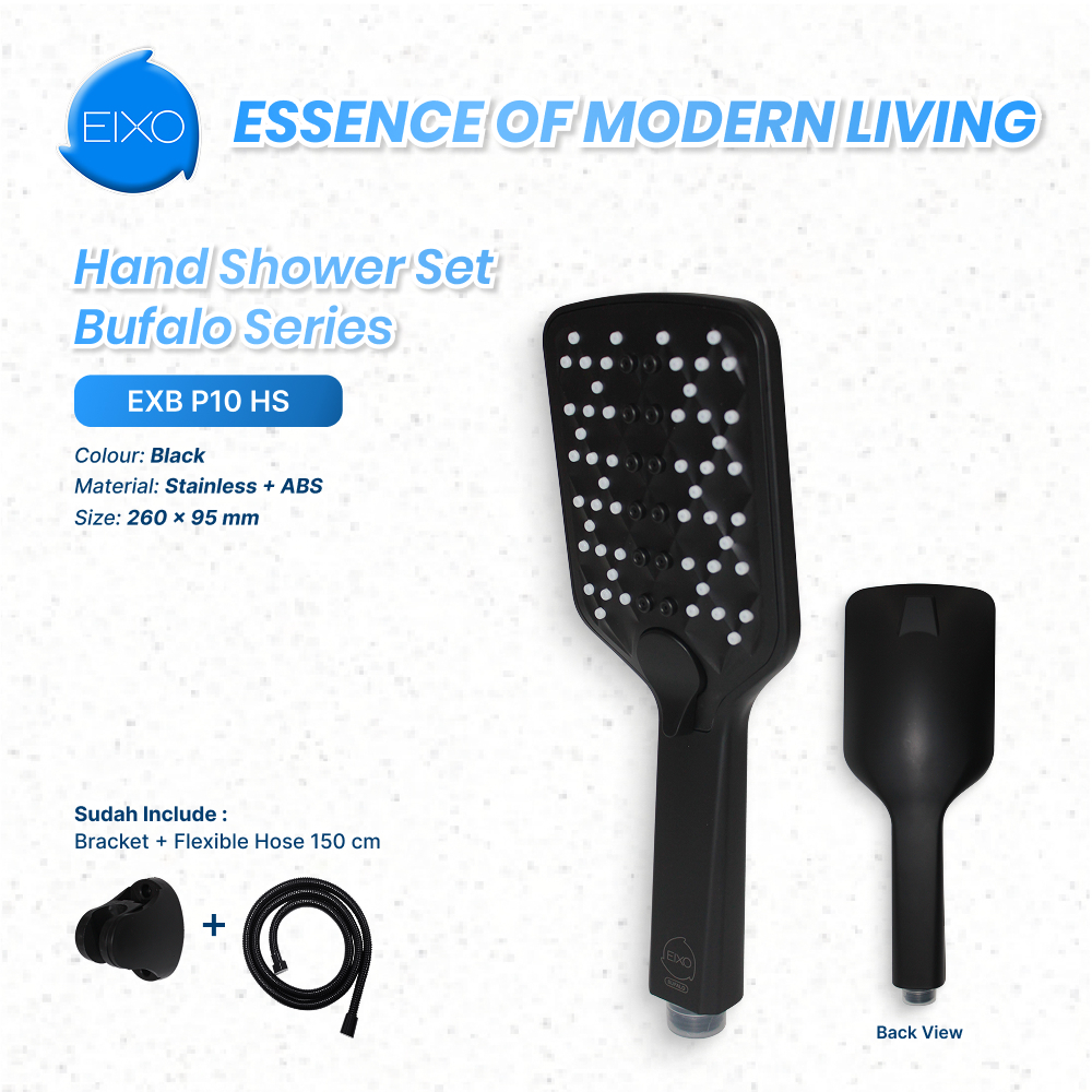 Promo Set Hand Shower Kamar Mandi ABS EIXO BUFALO