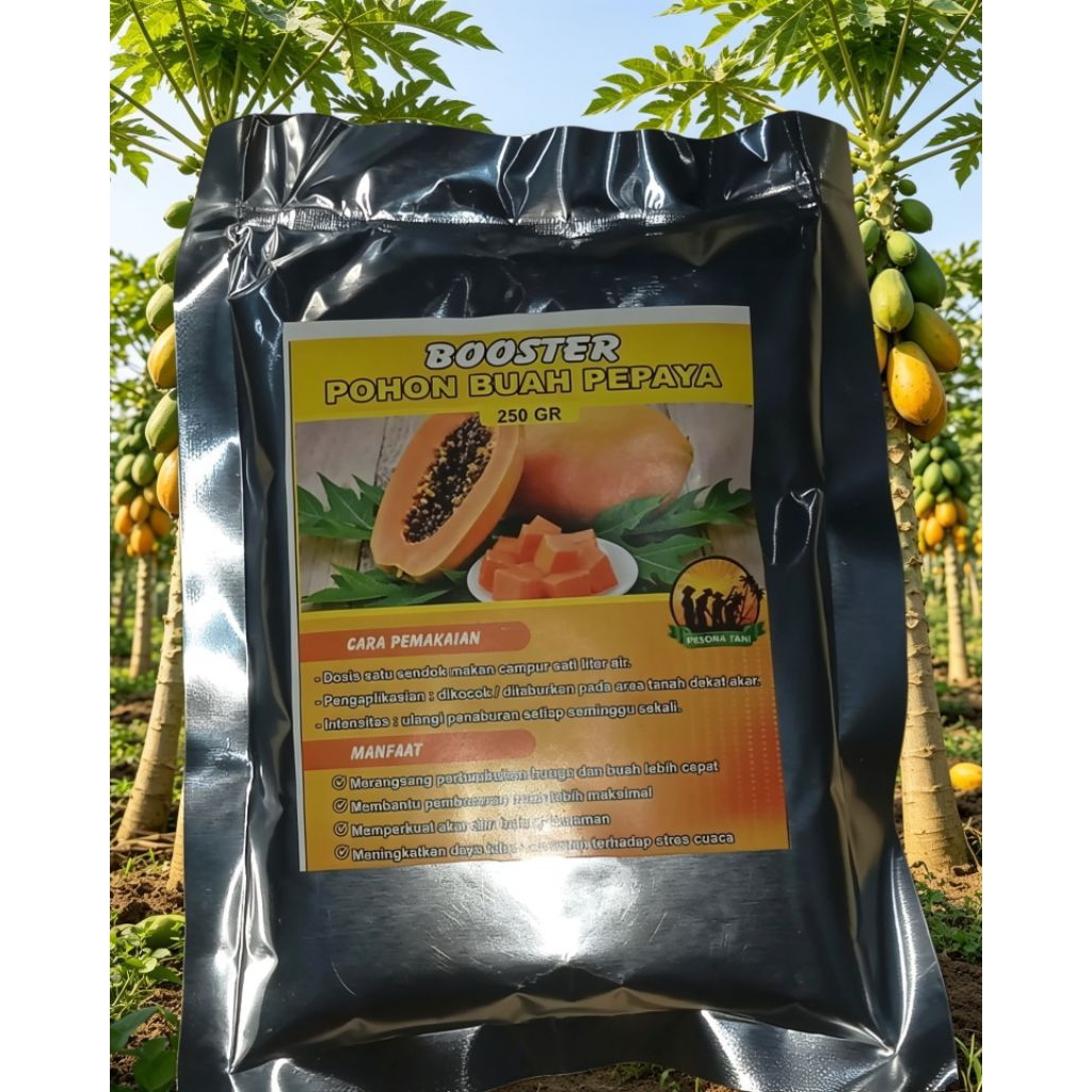 boster pupuk buah pepaya