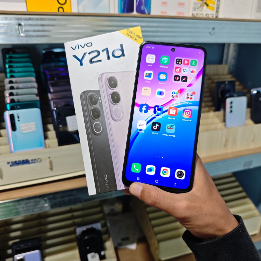 VIVO Y21D SECOND 4/128GB ORIGINAL GARANSI RESMI
