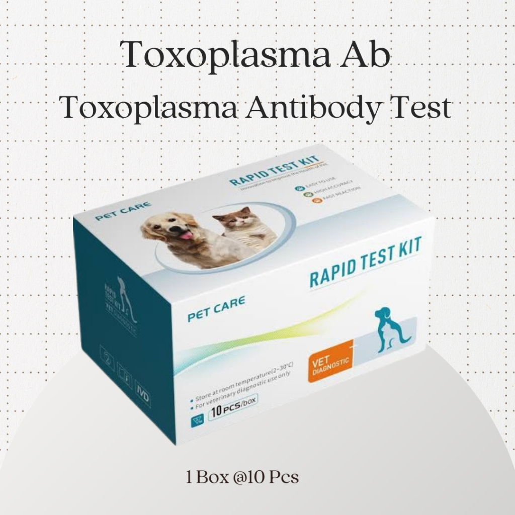 Test Kit Toxoplasma Ab (Antibody) - Alat Test Toxo Kucing