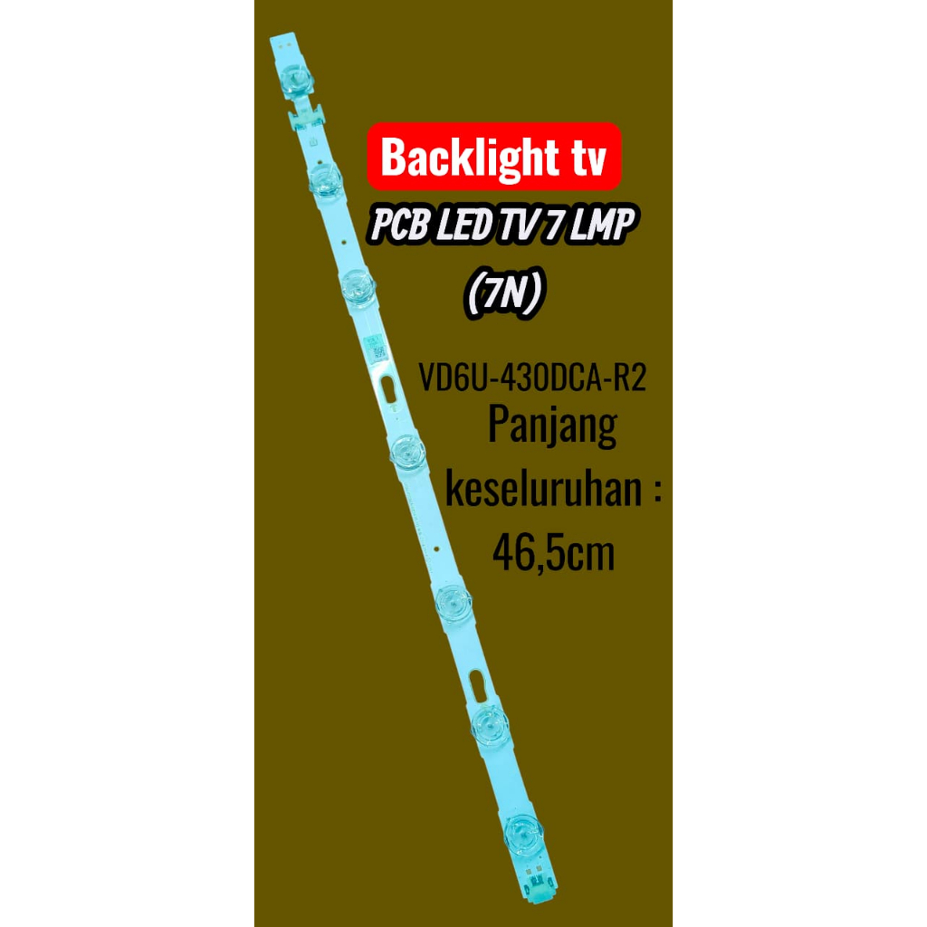 PCB LED TV 7LMP (7N) PLT7L46.7(7N) lampu backlight tv