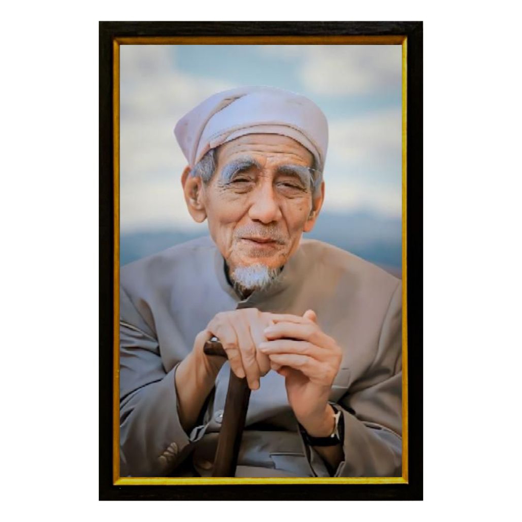 POSTER CETAK HIASAN DINDING UK 45X65 MBAH MOEN