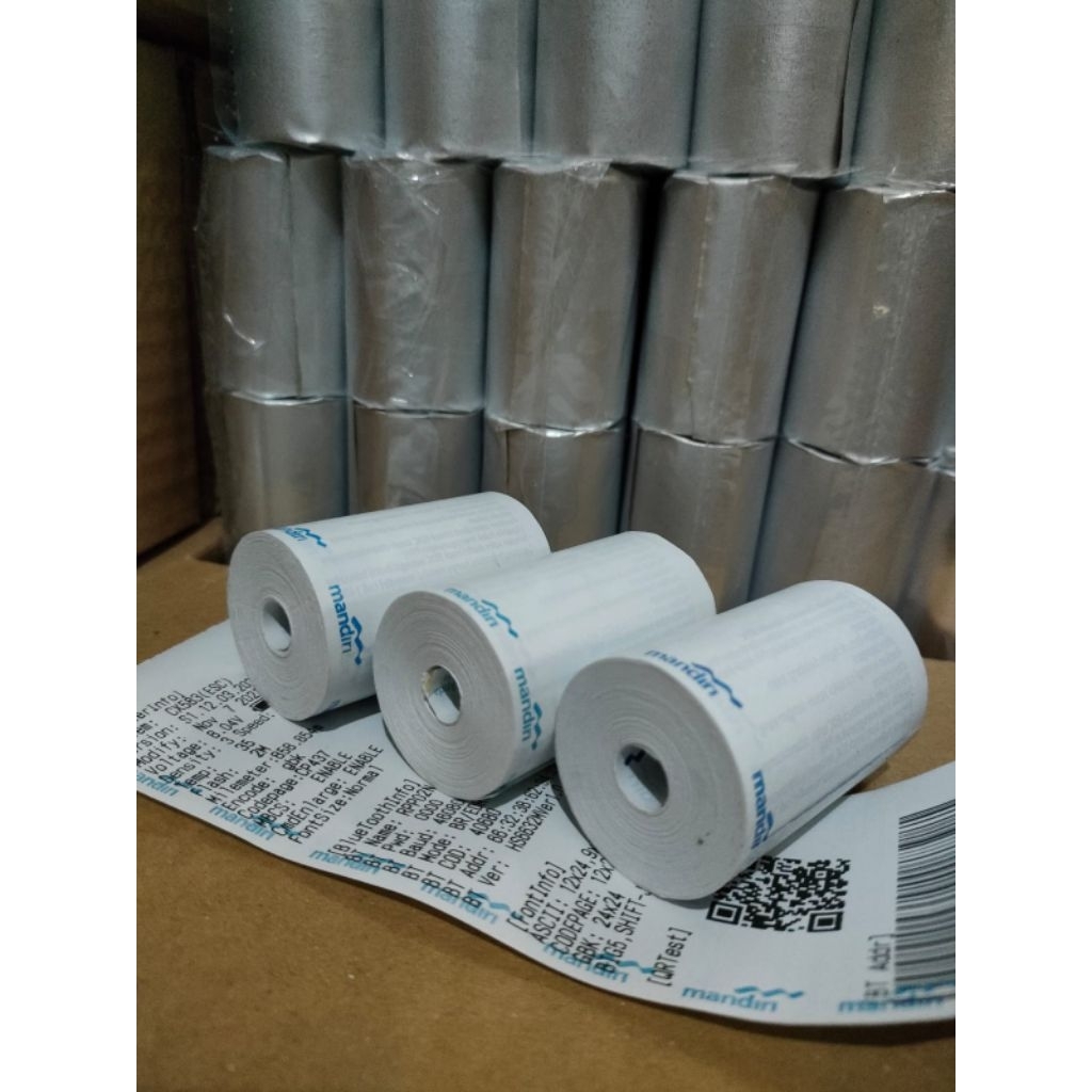 kertas thermal edc mandiri 58mm x 40mm coreles