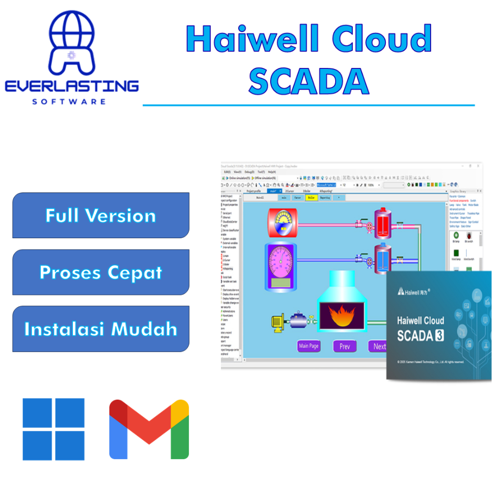 Haiwell Cloud SCADA Full Version Software Sistem Pengawasan dan Akuisisi Data (SCADA) Full Lisensi