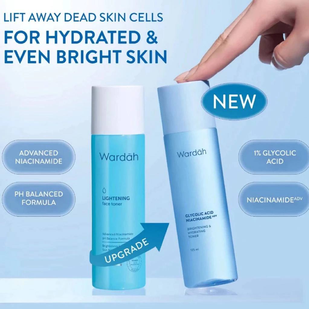 Wardah Light Face Toner 125 ml / Toner Kulit Glowing