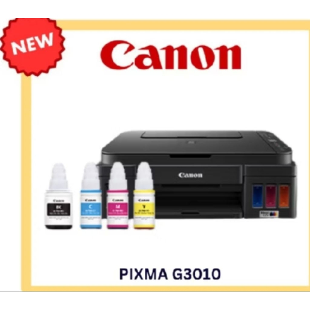PRINTER CANON G3010 ,PRINT SCAN COPY + INFUS INKTANK DARI PABRIK..MUDAH PENGISIAN TINTA
