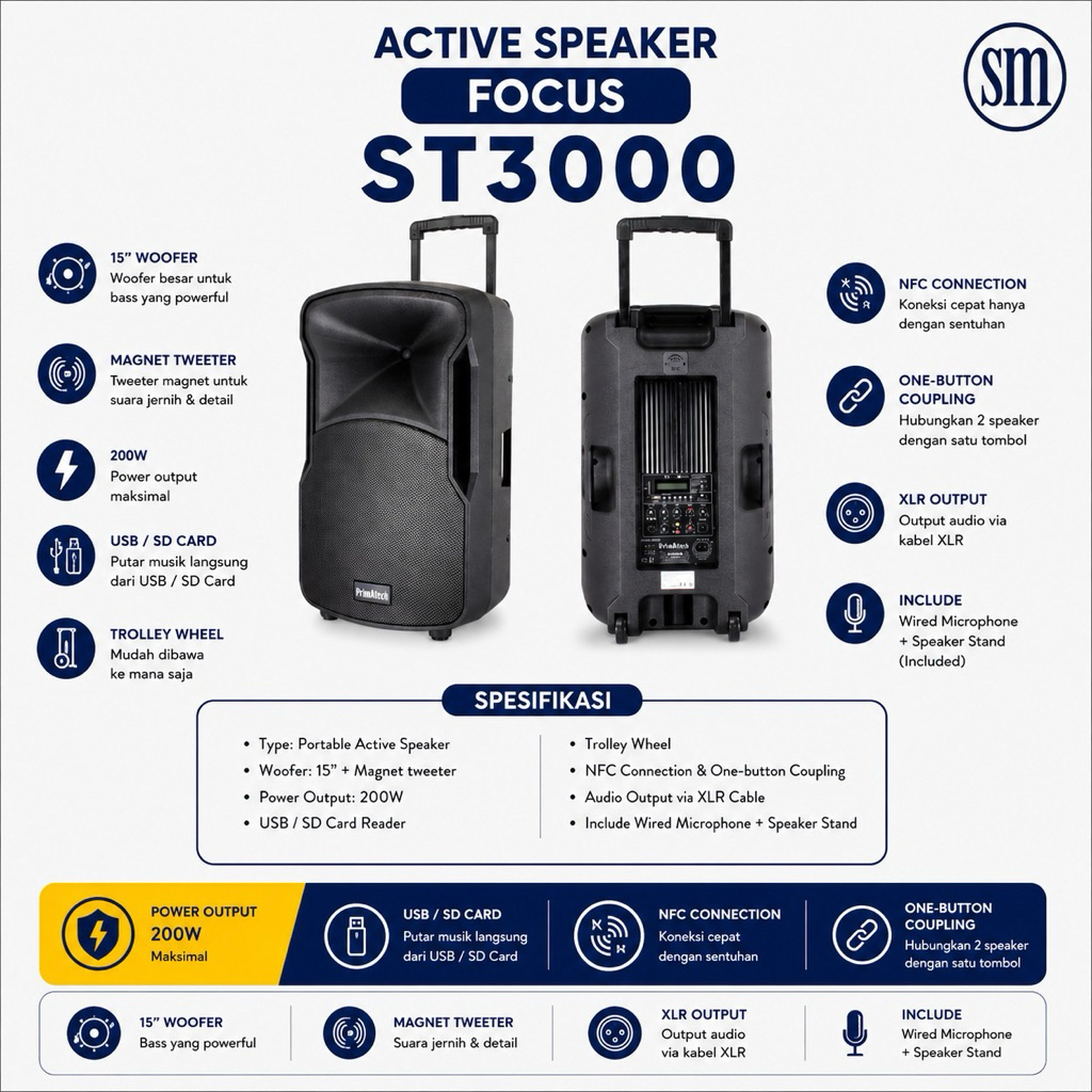 Speaker Focus ST 3000 Primatech