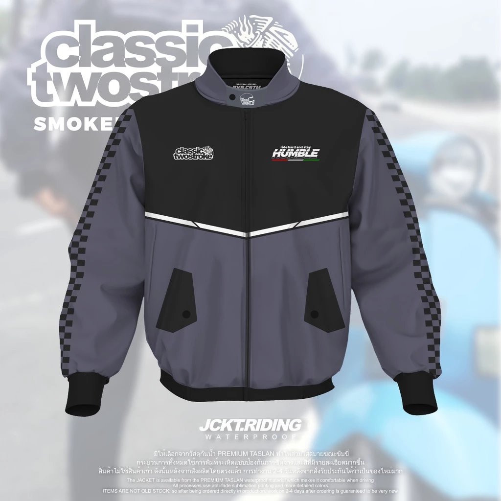 JAKET 2 STROKE PREMIUM JACKET 2STROKE PREMIUM CLASSIC TWOSTROKE JACKET RIDING TOURING SUNMORI 2TAK V