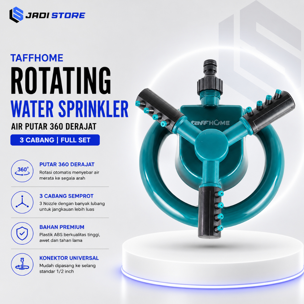 TaffHOME Rotating Water Sprinkler Air Putar 360 Derajat BB-3105 Besar Alat Penyiram Tanaman Splinker