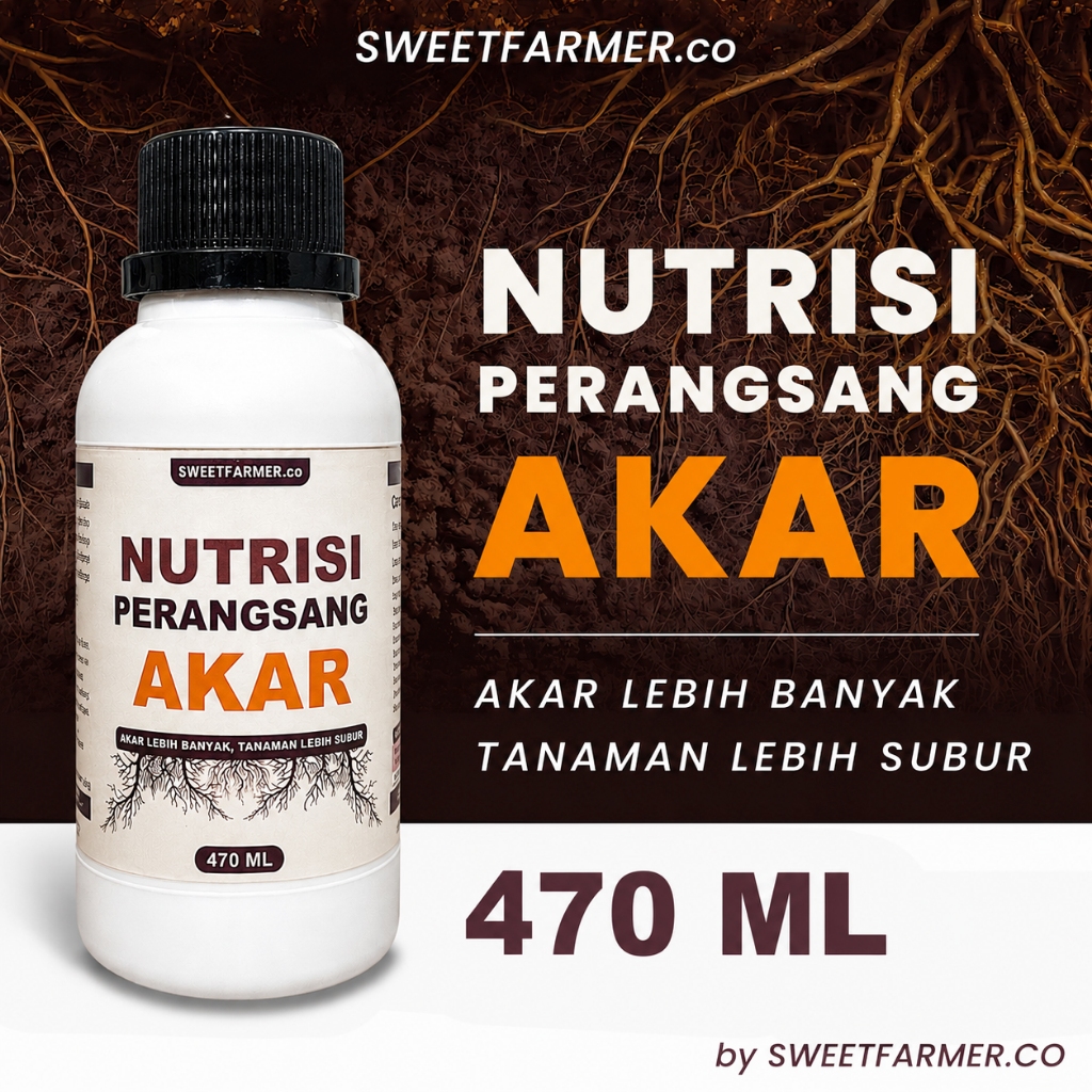 Nutrisi Perangsang Akar 470 ml Nutrisi Perangsang Penumbuh Akar Organik Cair untuk Tanaman Stek Cang
