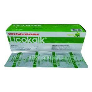 Licokalk  - Suplemen Kalsium untuk Kesehatan Tulang