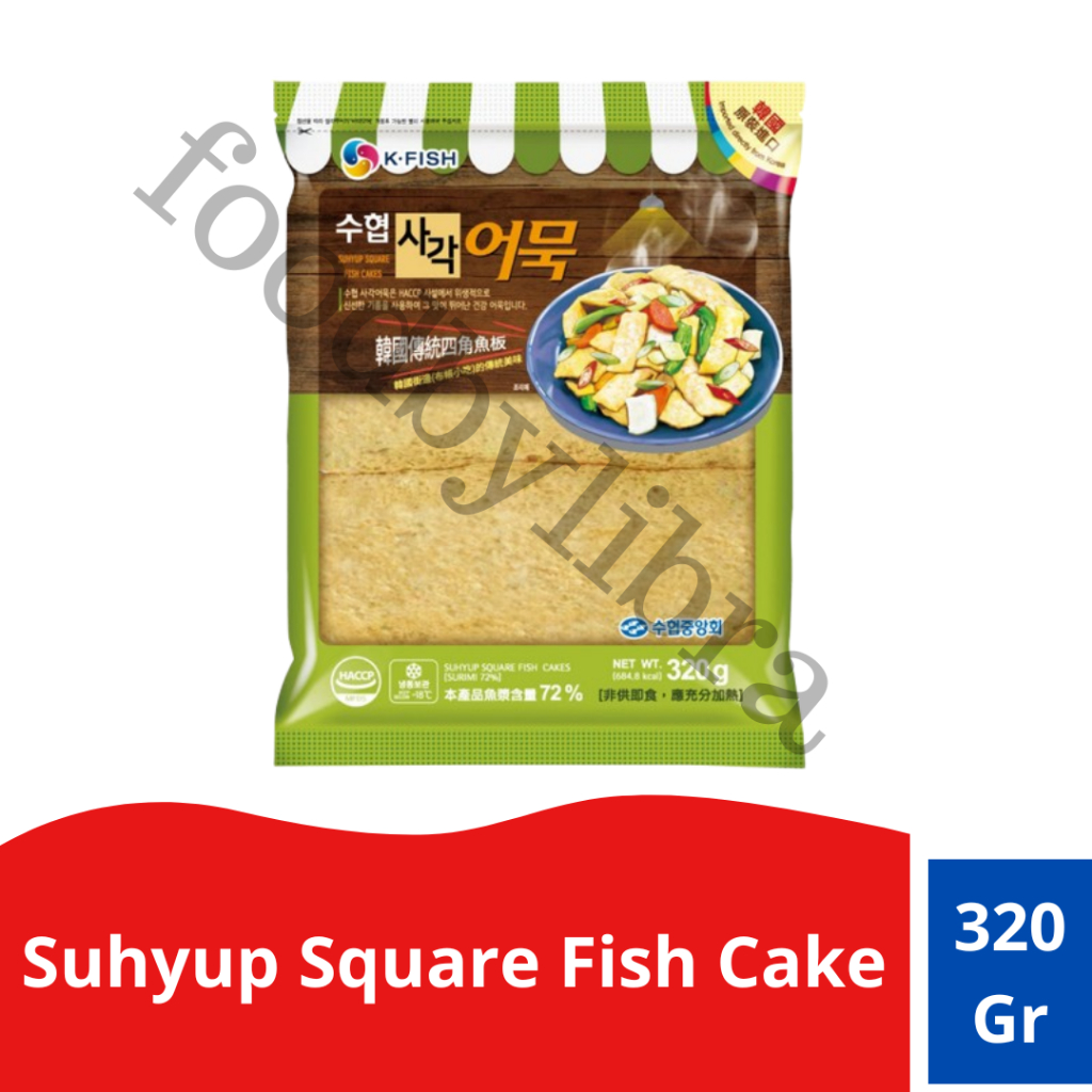 Suhyup Square Fish Cake Korea Frozen Premium 320gr – Odeng Kotak Halal