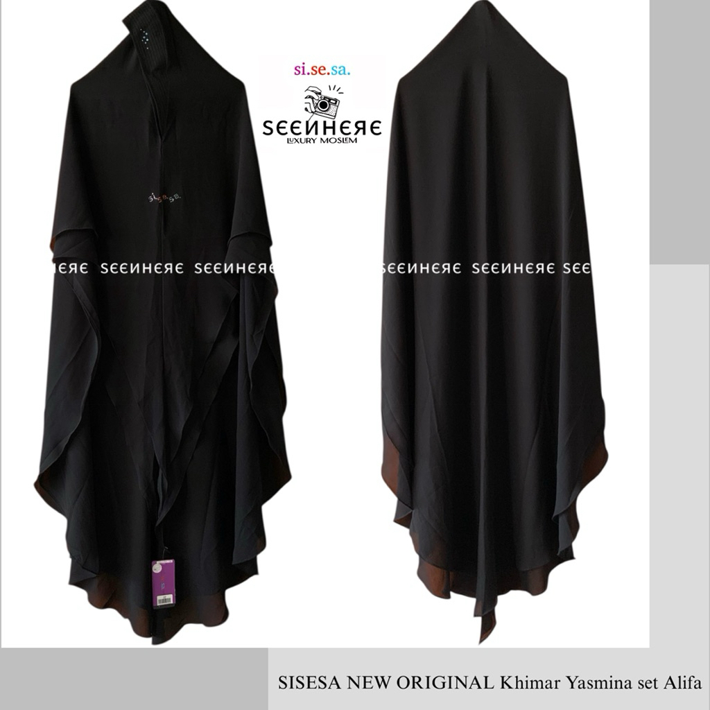 SISESA NEW ORIGINAL GUARANTEED - Khimar Yasmina (alifa) Swarovski