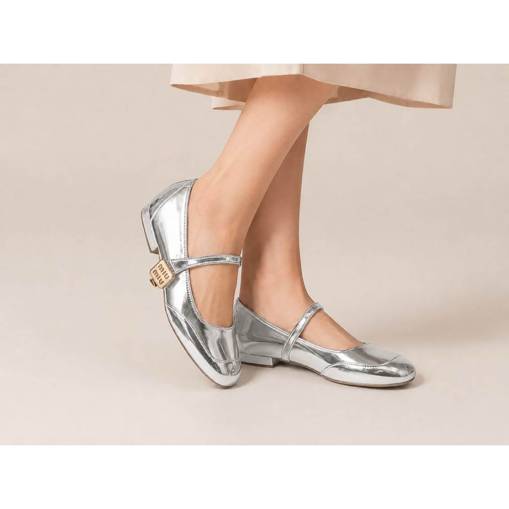 clarisse Helena Sepatu Ballet Wanita Kekinian Flat Shoes