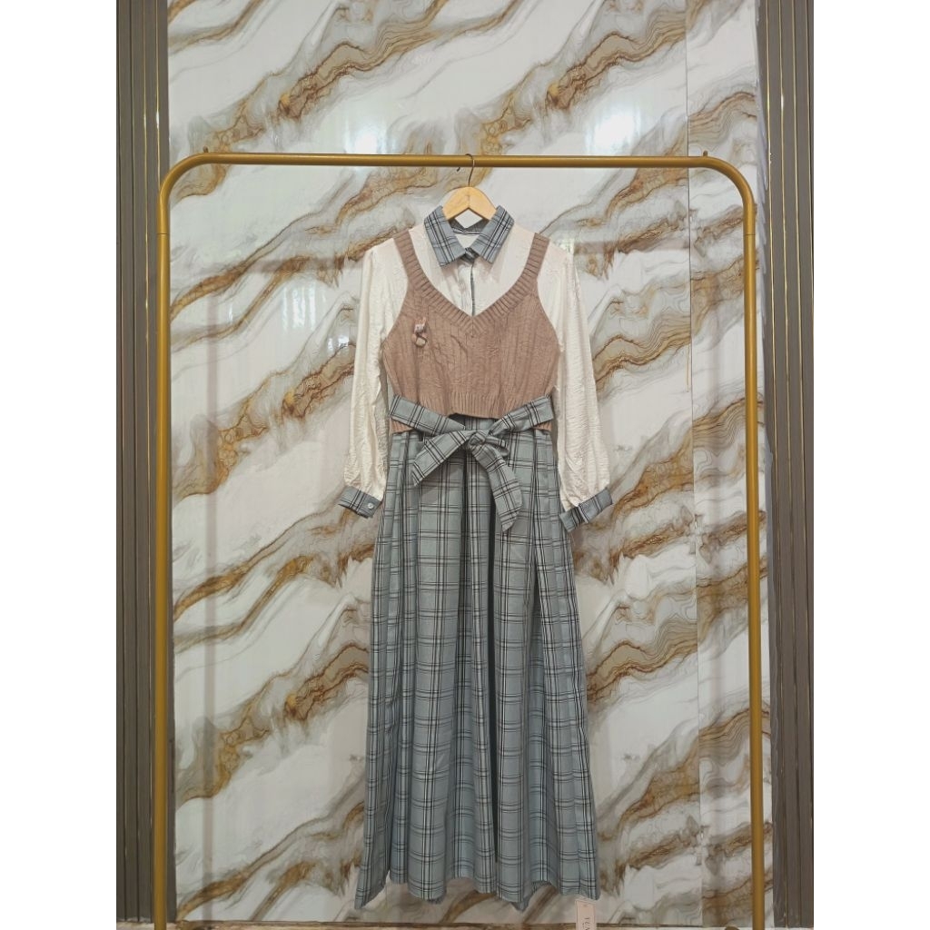 Gamis Wanita Korean Style [Gamis Kotak Vest]