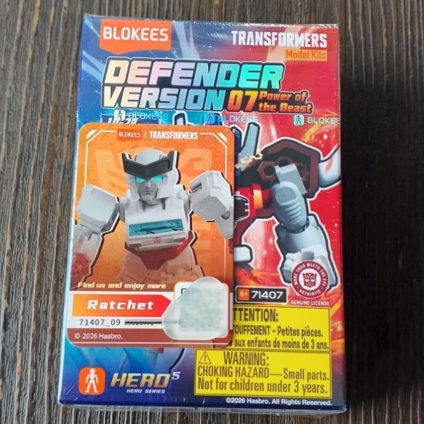 Blokees Rachet + Koin Random _ Transformers Defender Version 04