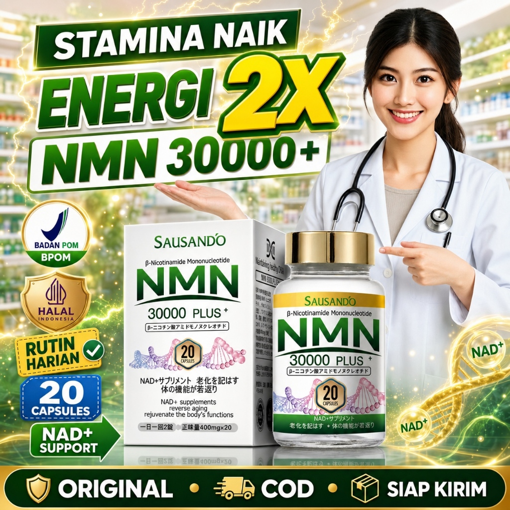 SAUSANDO Pembaruan total NMN 30000 PLUS Anti-Aging Anti kerutan Anti penuaan Suplemen NMN Produk per