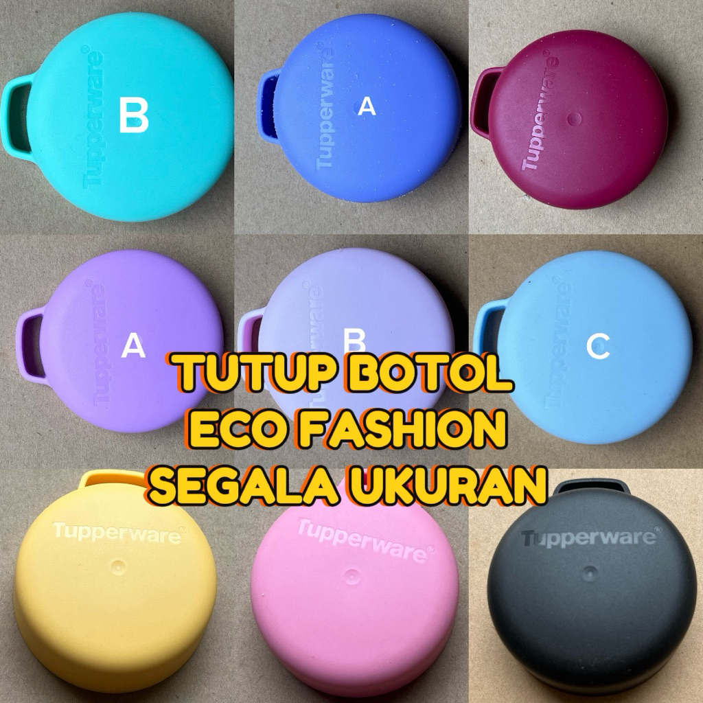 TUTUP BOTOL  ECO FASHION TUPPERWARE