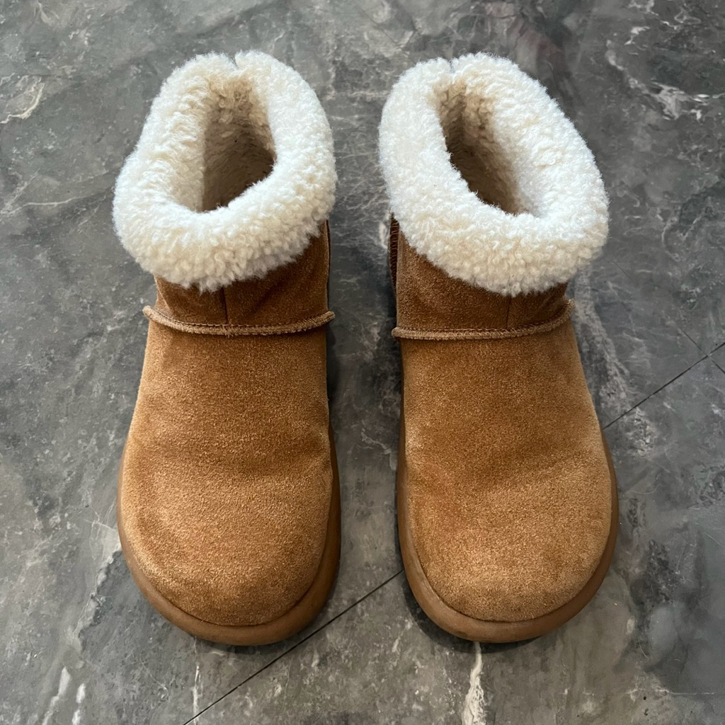 PRELOVED Sepatu Winter Boots Winter Coklat | Boots Wanita Brown