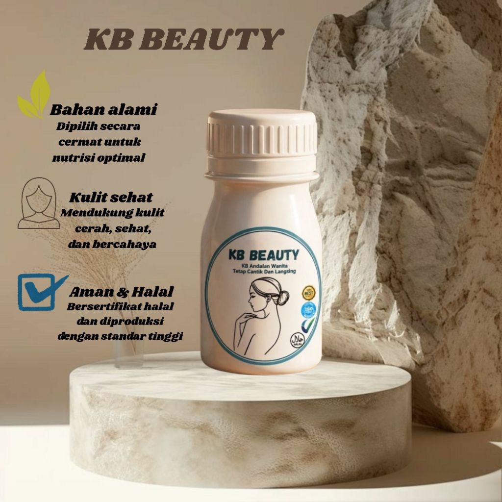 KB Plus Beauty Original 100% Super Melancarkan Haid Anti Gendut Tentunya HALAL & BPOM