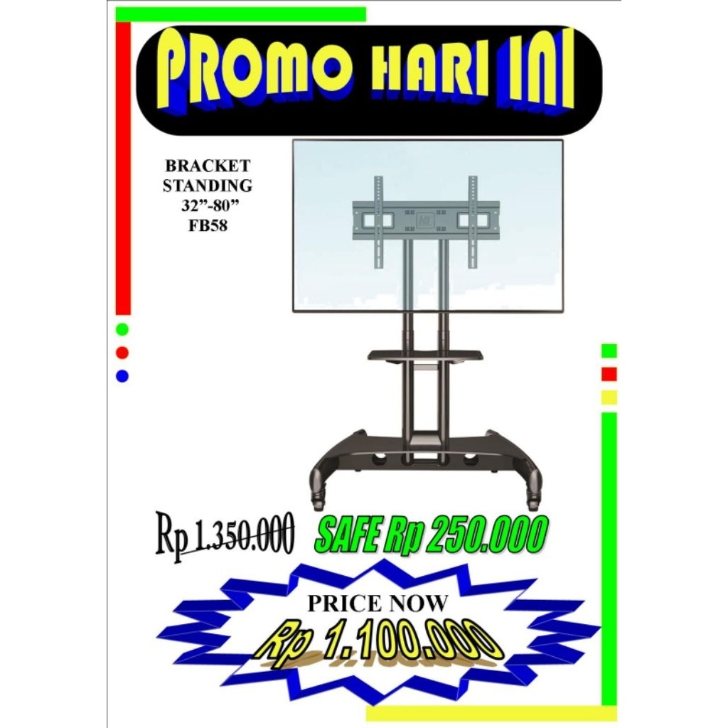 Bracket standing LED TV 32-80 inchi fase FB58