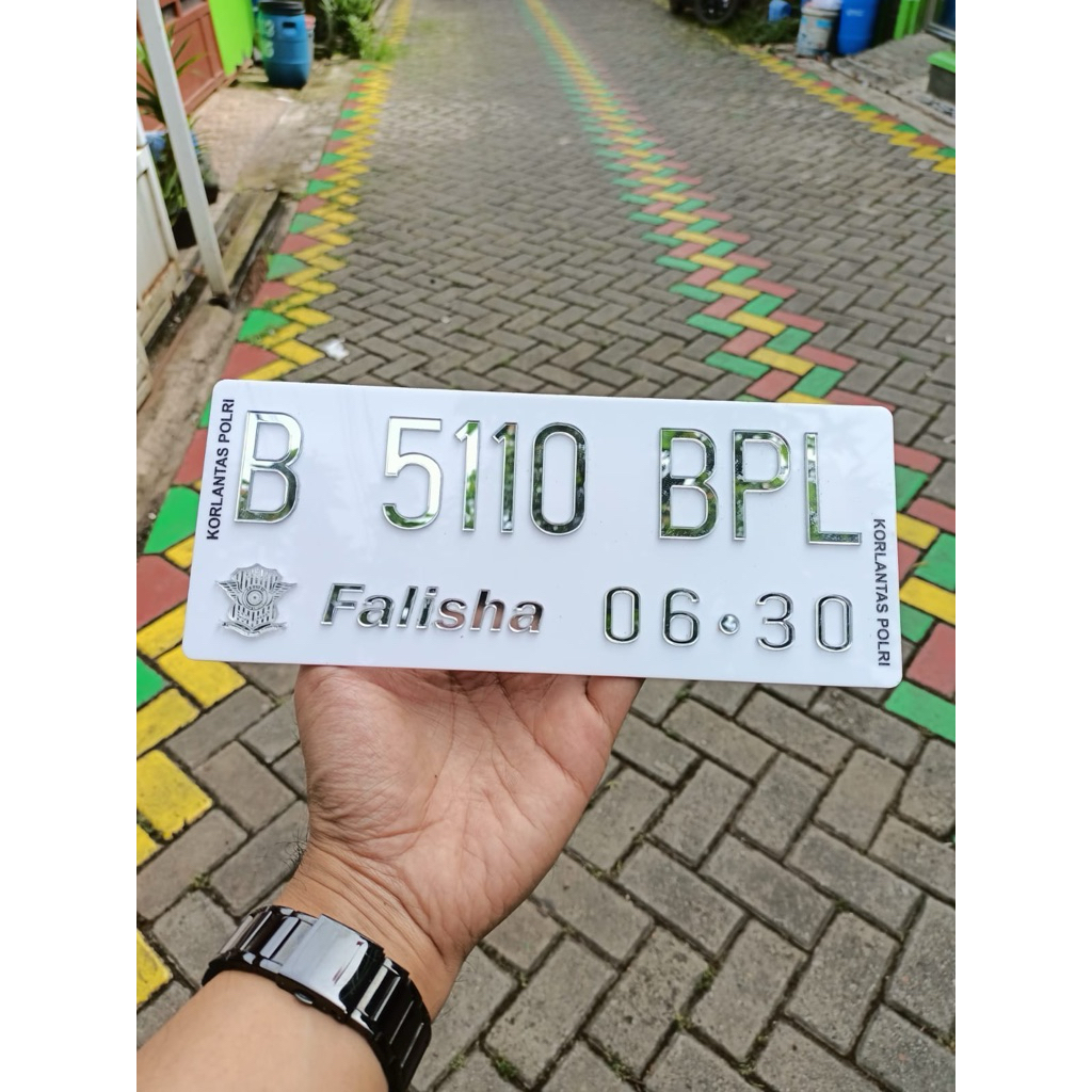 plat nomor motor plat nomer akrilik plat nomer variasi plat nomer timbul 3D acrylic