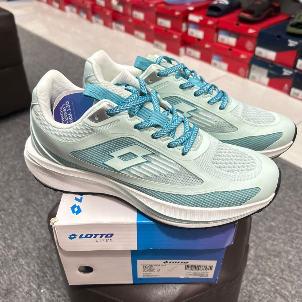 SEPATU LARI WANITA LOTTO FLAW BLUE